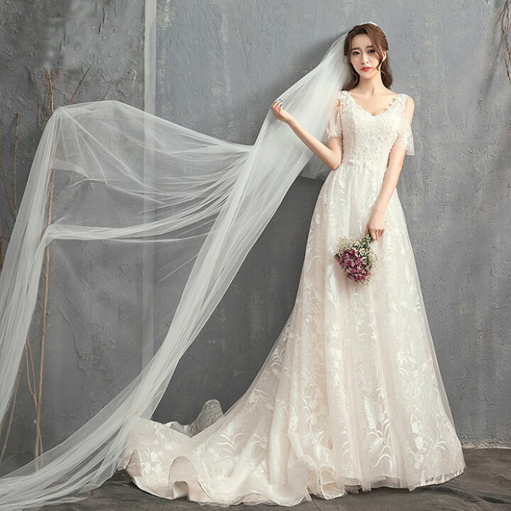 楽天市場】Aライン ウエディングドレス 花嫁 結婚式 ウェディング 