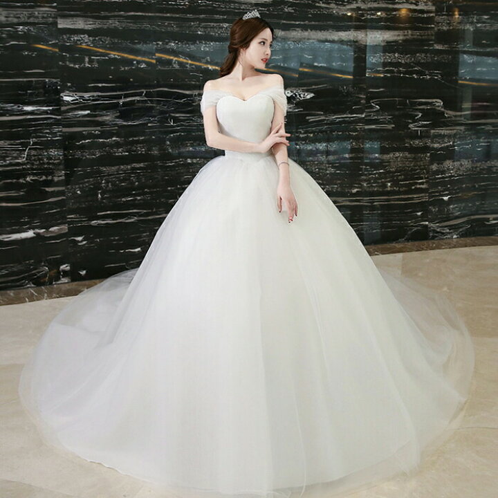 楽天市場 プリンセスライン フォーマルドレス ロングドレス ウエディングドレス 人気 姫系 ベアトップ ブライダル Wedding Dress 花嫁 発表会 披露宴 渋谷ウイングス