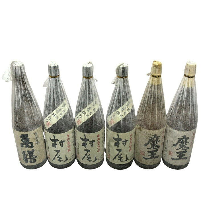 楽天市場】村尾 魔王 萬膳 1800ml 6本セット 未開栓 1.8L 1,800ml  