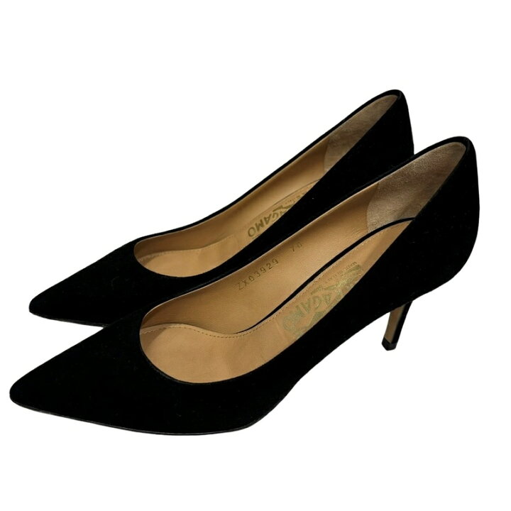 楽天市場】Salvatore Ferragamo SUSI 70 GL 7cm パンプス 6 23.5cm 