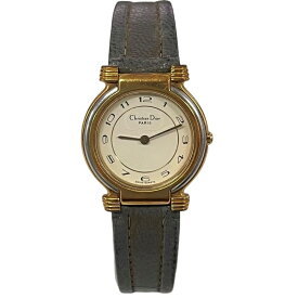 Christian Dior クリスチャンディオール 腕時計 54.15.01 レディース クォーツ ゴールド ホワイト文字盤 【中古稼働品】 22403K15