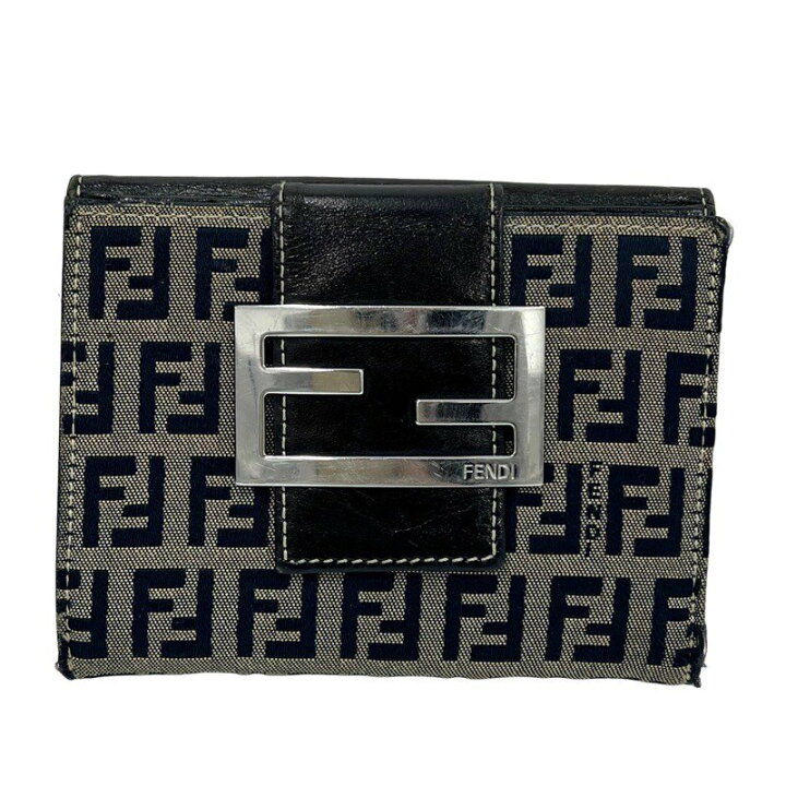 楽天市場】FENDI フェンディ 三つ折り 財布 ズッキーノ キャンバス  