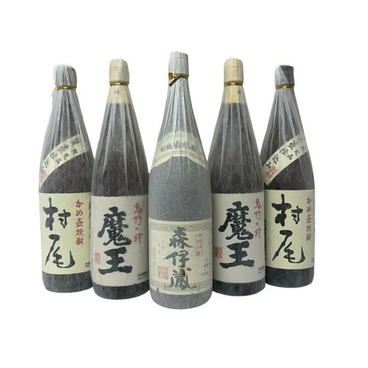 楽天市場】焼酎 3M 森伊蔵 × 魔王 × 村尾 1800ml 25度 森伊蔵・村尾 