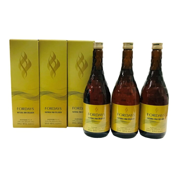 フォーデイズ核酸ドリンクナチュラルDNコラーゲン3本セット 