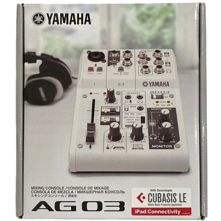 楽天市場】YAMAHA ヤマハ ウェブキャスティングミキサー AG03 