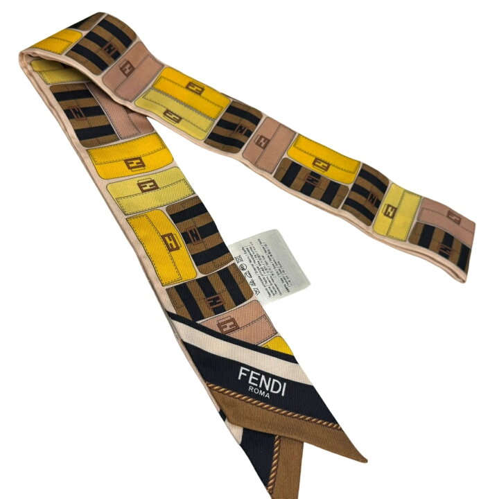 楽天市場】FENDI フェンディ ラッピー スカーフ FXT011 AEOE WRAPPY 