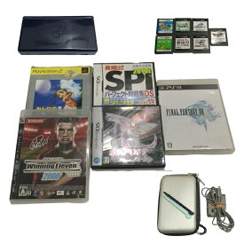 ゲーム＆ソフト13点セット Nintendo 任天堂 DS Lite USG-001 + DSソフト9点 + PS2ソフト + PS3ソフト ×2点 【中古】 22510K56413