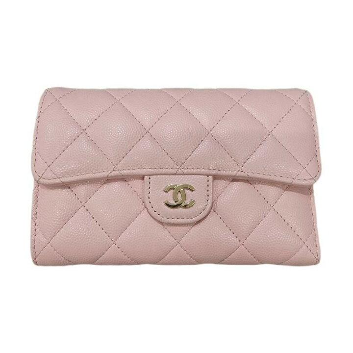楽天市場】CHANEL シャネル キルティング ロゴ マトラッセ ミディアム 