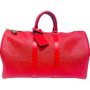 LOUIS VUITTON ルイヴィトン キーポル45 M5906E レッド エピ レザー ボストンバッグ レディース 【中古】 12603K450