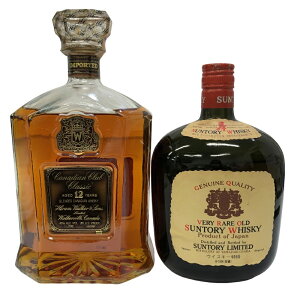 �E�C�X�L�[ 2�{�Z�b�g �J�i�f�B�A���N���u �N���V�b�N12�N 1000ml / SUNTORY VERY RARE OLD 760ml �y���J��i�z 22605K6072