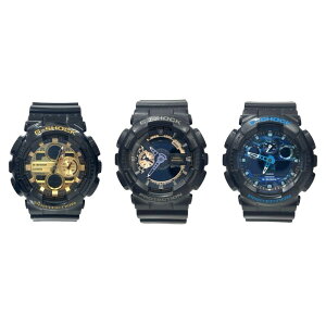 3�_�Z�b�g CASIO �J�V�I GA-110RG-1AJF / GA-100CB-1AJF / GA-140GB-1A1JF �r���v�����Y �N�I�[�c �u���b�N������ ���ғ��i �܂Ƃߔ��� �y�W�����N�i�z 52605K2773