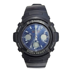 CASIO �J�V�I G-SHOCK AWG-M100SB-2AJ �r���v�����Y �\�[���[�d�g�N�H�[�c �l�C�r�[������ ���ғ��i �y�W�����N�i�z 12608K74