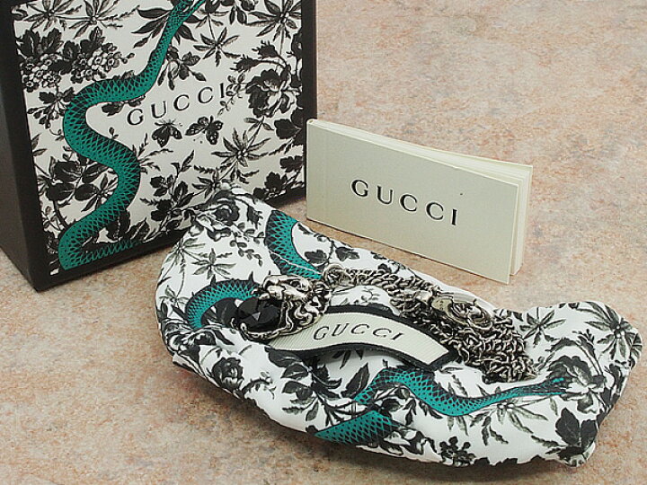 楽天市場】◇ミウラ◇グッチ GUCCI ライオンヘッド ブラッククリスタル 