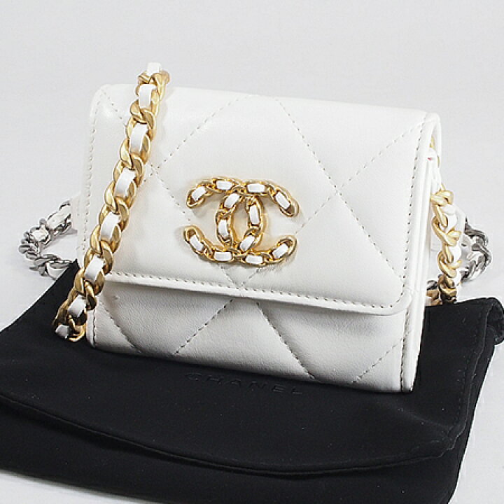 楽天市場】◇ミウラ◇シャネル CHANEL 19 フラップ コインパース 