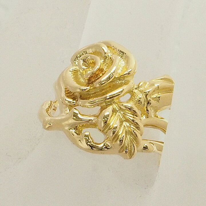 楽天市場】◇ミウラ◇ケンゾー KENZO バラモチーフ リング 11号 K18YG 