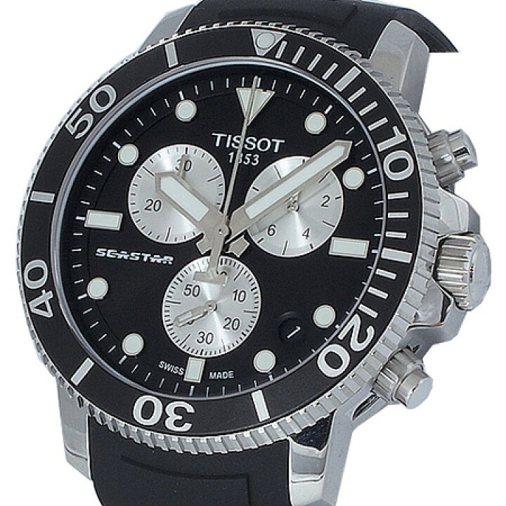 楽天市場】◇ミウラ◇ティソ TISSOT シースター クロノグラフ T120417A 