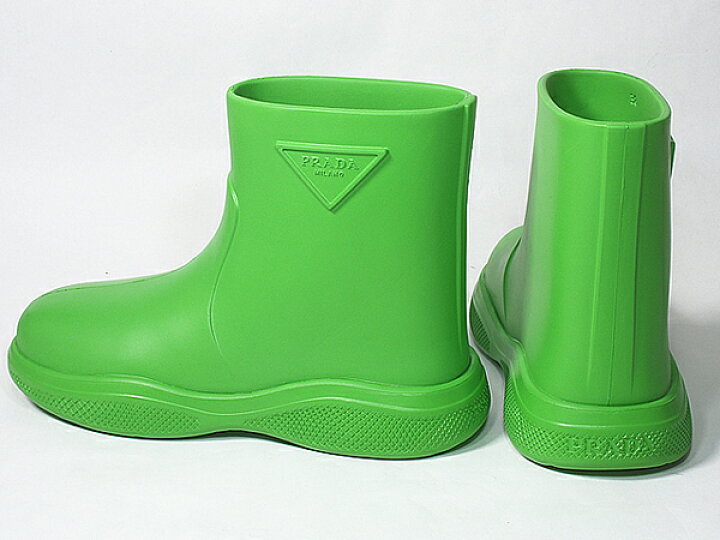 楽天市場】◇ミウラ◇【大幅値下げ！】プラダ PRADA ラバー ブーティー  