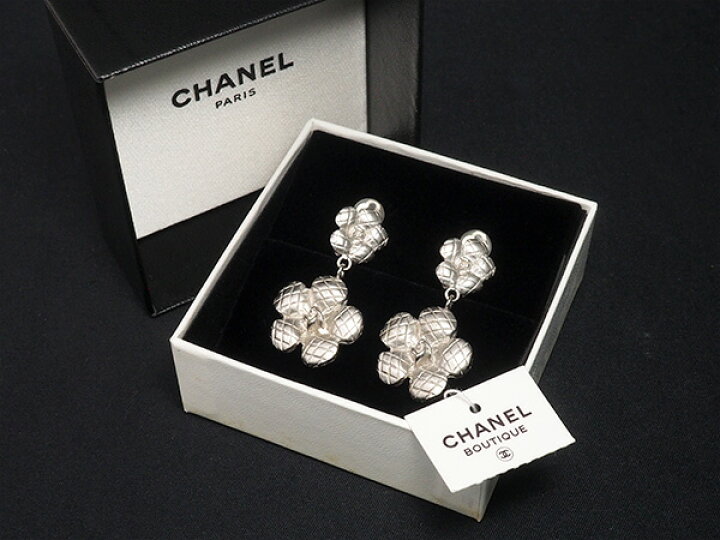 楽天市場】◇ミウラ◇シャネル CHANEL カメリア イヤリング 98A【中古 