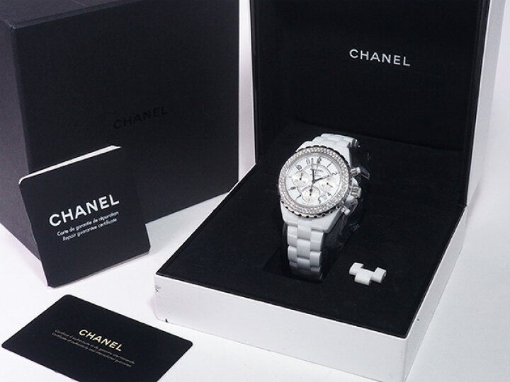 楽天市場】◇ミウラ◇シャネル CHANEL J12 ダイヤモンドベゼル クロノ 