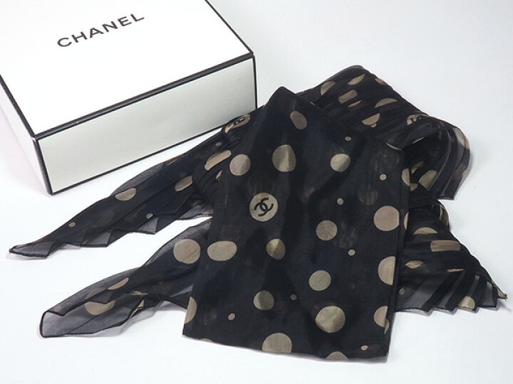 楽天市場】◇ミウラ◇シャネル CHANEL ココマーク ドット プリーツ 