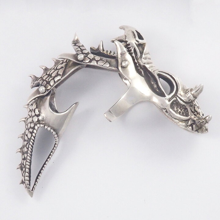 楽天市場】◇ミウラ◇ ドラゴン アーマーリング 約22号 シルバー925  