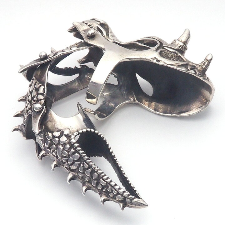 楽天市場】◇ミウラ◇ ドラゴン アーマーリング 約22号 シルバー925  