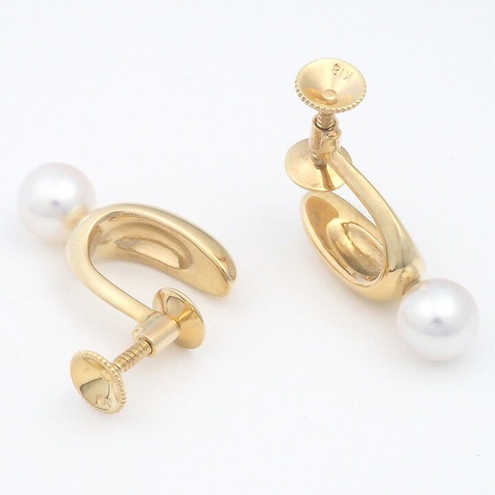 楽天市場】◇ミウラ◇ ミキモト MIKIMOTO パール/6mm イヤリング K18YG 