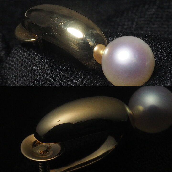楽天市場】◇ミウラ◇ ミキモト MIKIMOTO パール/6mm イヤリング K18YG 