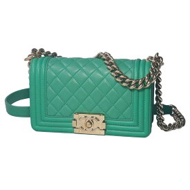 ◆ミウラ◆【大幅値下げ！】 シャネル CHANEL ボーイシャネル マトラッセ20 チェーンショルダーバッグ A67085 ラムスキン【中古】【smtb-TD】【saitama】