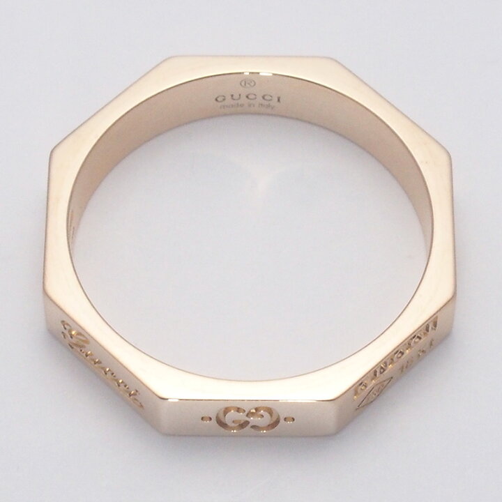 楽天市場】◇ミウラ◇ グッチ GUCCI オクタゴナル リング 13号 K18PG 