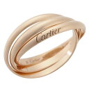 ◆ミウラ◆ カルティエ Cartier トリニティ スモール リング #63 K18PG 仕上済【中古】【smtb-TD】【saitama】