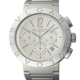 BVLGARI ブルガリブルガリ クロノグラフ BB42SSCH BB42WSSDCH 箱・保証書付 中古 腕時計
