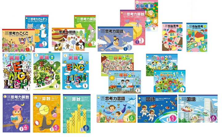 楽天市場】学習参考書 問題集 小学生 プリント 国語 算数 英語 右脳 