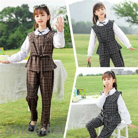 「スーパーSALE10%OFF」 子供服 セットアップ キッズ 3セット 女の子 長袖 春秋 上下セット トップス パーカー ベスト ロングパンツ 子供ジャージ おしゃれ 可愛い カジュアル ホワイトデー