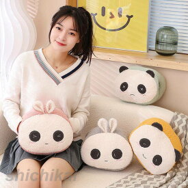 ハンドウォーマー　ぬいぐるみ　うさぎ　パンダ　シャンシャン　暖かい　冬　 ふわふわ　昼寝枕　抱き枕　クッション　かわいい　クリスマスプレゼント