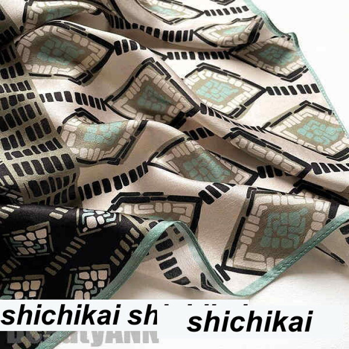 楽天市場】新生活 スカーフ シルク ミニスカーフ 高級プリント 