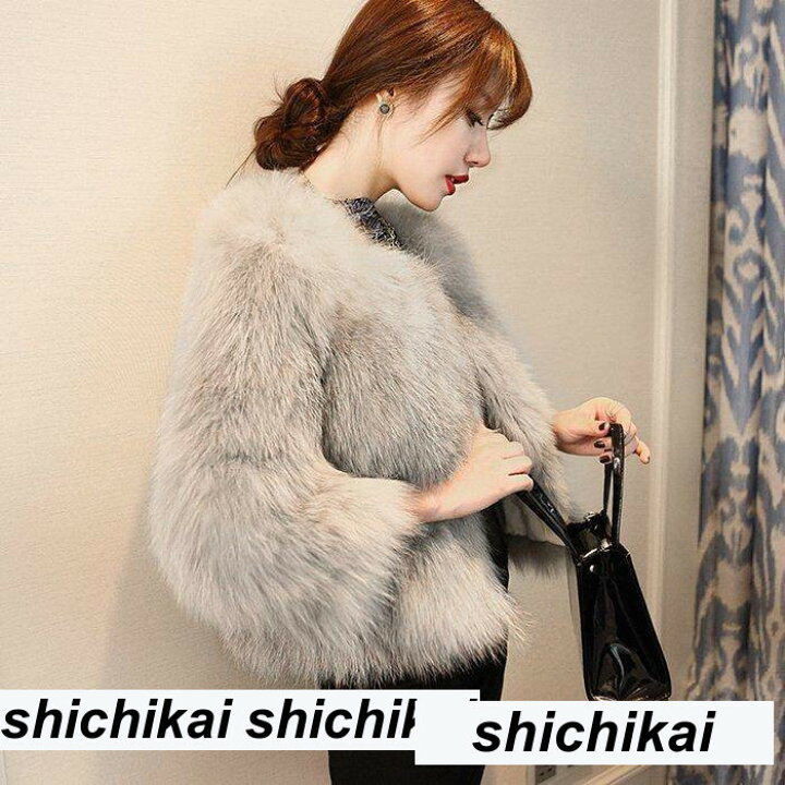 楽天市場】新生活 ファージャケット ファーコート フェイクファー 