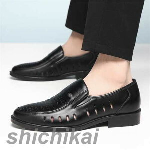 メンズ オフィスサンダル メッシュ靴 ビジネスシューズ ドライビング ローファー 事務所 職場用 スニーカー 蒸れない 柔らかい THOM WILLS