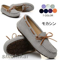 モカシン レディース モカシンシューズ スリッポン ローファー フラットシューズ リボン 軽量 柔らかい …