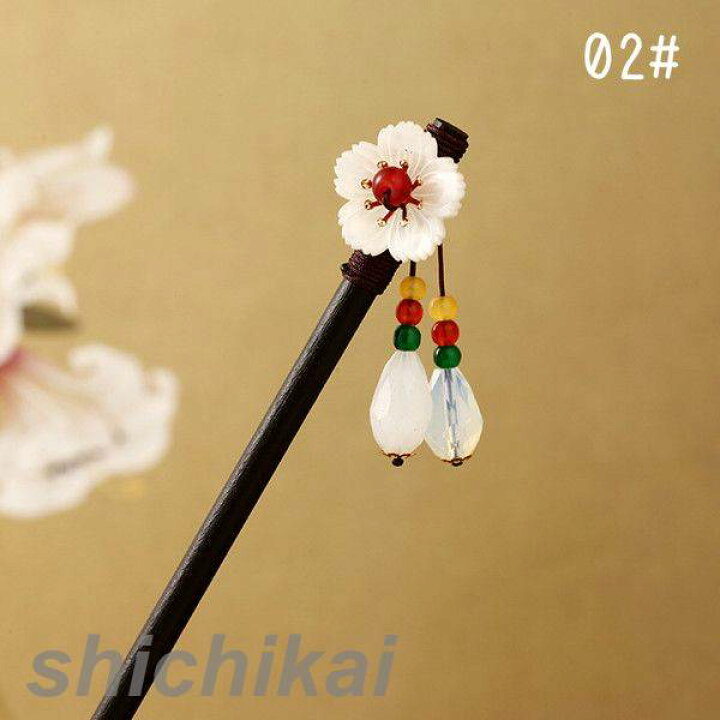 楽天市場】2点セット かんざし 和風 花柄 花模様 桜 小菊 小花 バラ 簪 