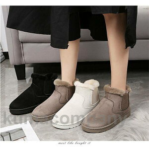 ブーツ レディース 秋冬 サイドゴア ブーツ ショートブーツ ボア ファー 冬 大きいサイズ 暖かい カジュアル 歩きやすい シューズ 靴