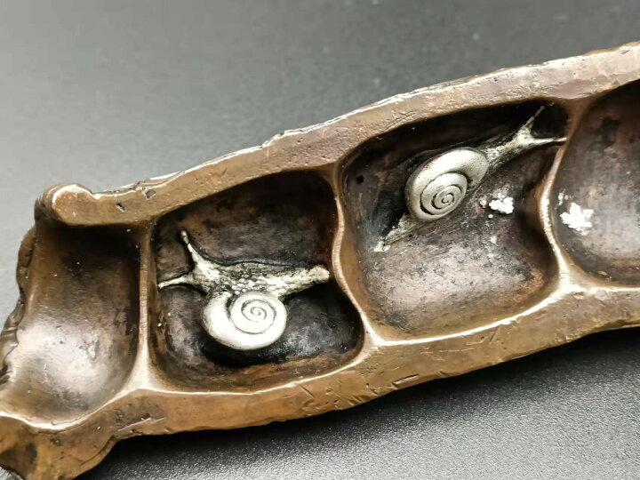 楽天市場】銅製鎮紙 金工師 金工 絵金銀 夏虫図 竹形 蝦蟇 蝉 蜘蛛 蠍 