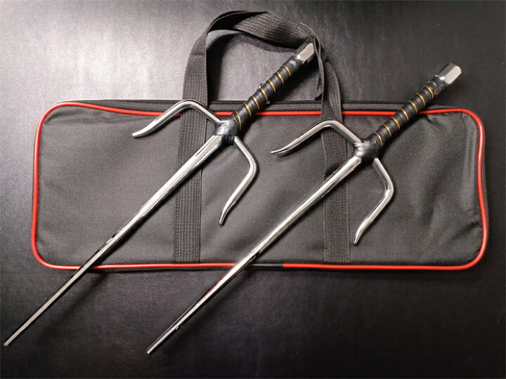楽天市場】武具 十手 釵 サイ 琉球古武術 48CM 銀色 鉄製 : 王様の愛物