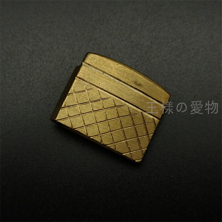 楽天市場】はばき 銅製 特注品 二重菱紋図 日本刀装具 ハバキ 刀剣美術 