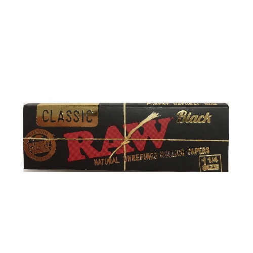 RAW ロー 手巻き用 クラシック・ブラックゴールド ローリングペーパー