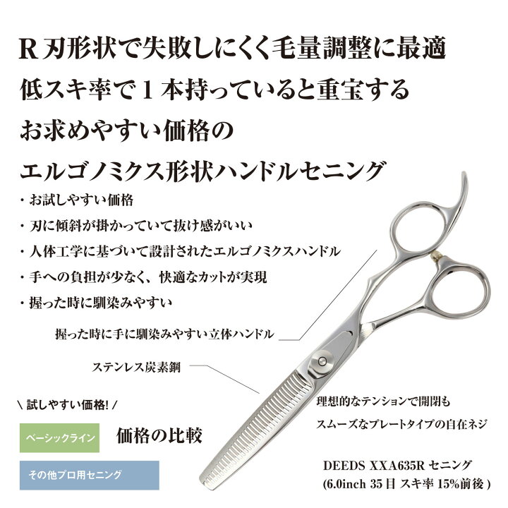 楽天市場】日本の鋏専門メーカー 理美容師専用 / 【BA】XXA シザー 