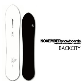 24-25 NOVEMBER BACKCITY ノベンバー バックシティー スノーボード 板 148/152/154/158/162 国産