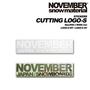 �X�����OK�����[[���{���K�i] 25-26 NOVEMBER CUTTING LOGO S �m�x���o�[ �J�b�e�B���O���S �X�m�[�{�[�h �V�[�� �X�e�b�J�[ 2026 �������K�i
