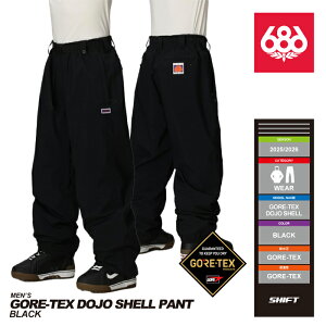 [{Ki] 25-26 686 MENS GORE-TEX DOJO SHELL PANT Black VbNXGCgVbNX Nn` SAebNX h[W[ VF pc Xm[{[h XL[ EGA[ 2026 Y \ Ki