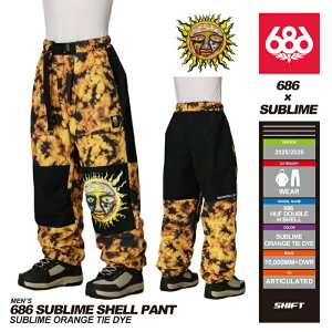 [{Ki] 25-26 686 MENS 686 SUBLIME SHELL PANTS Sublime OrangeTieDye VbNXGCgVbNX Nn` TuC VF pc Xm[{[h XL[ EGA[ 2026 Y \ Ki